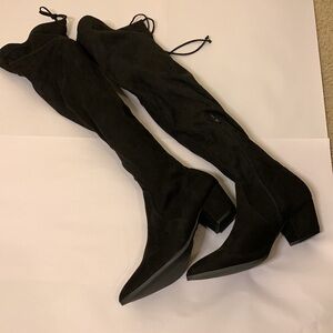Black Over-The-Knee Boots Size 7